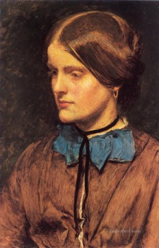  Everett Art Painting - Millais Annie Miller Pre Raphaelite John Everett Millais